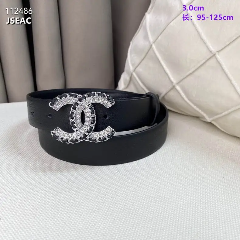 Chanel belt 30mmX90-125cm 8L148